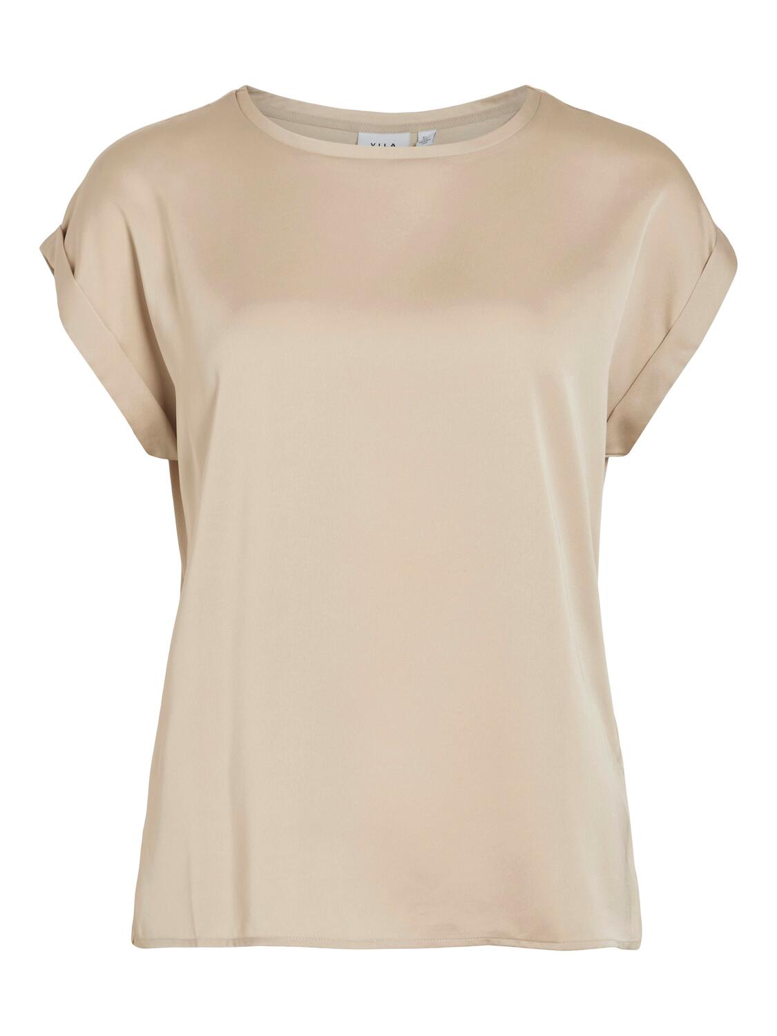 Viellette Satin top - Cement